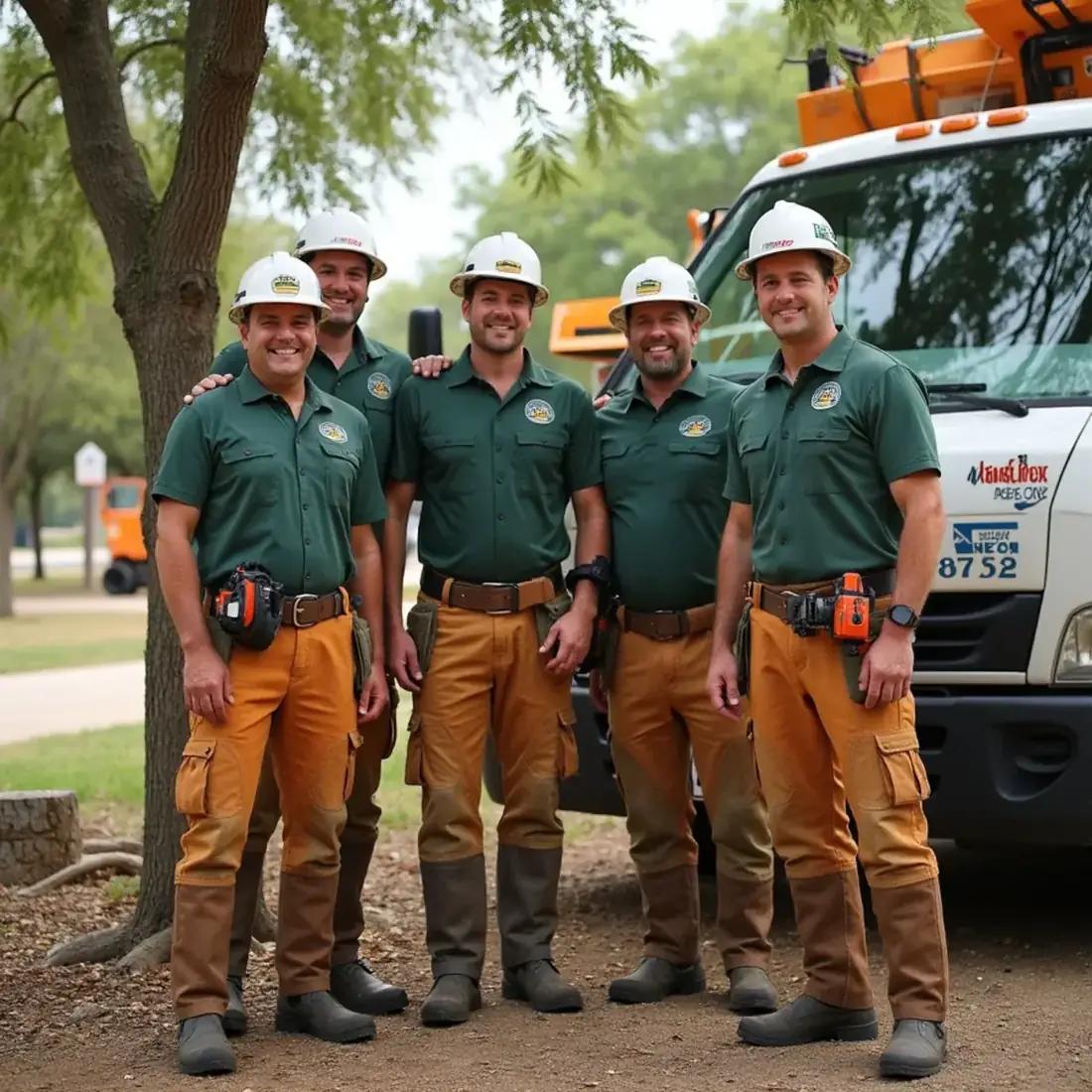 The Cowboy Tree Care And Services crew in San Antonio, TX