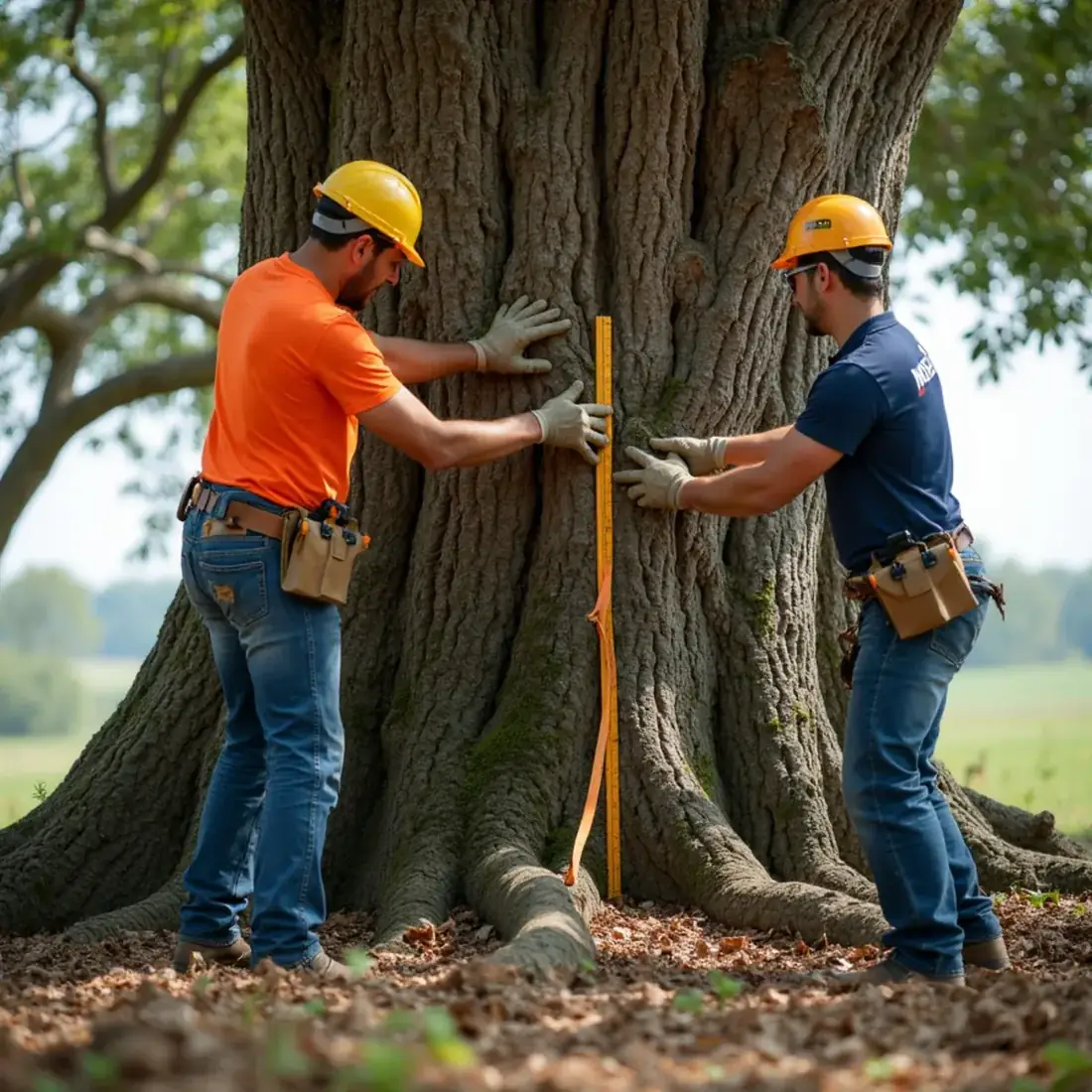 Cowboy Tree Care crew performing heritage tree care & permitting in San Antonio, TX