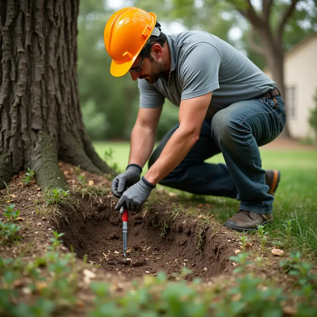 Cowboy Tree Care crew performing tree health care in San Antonio, TX